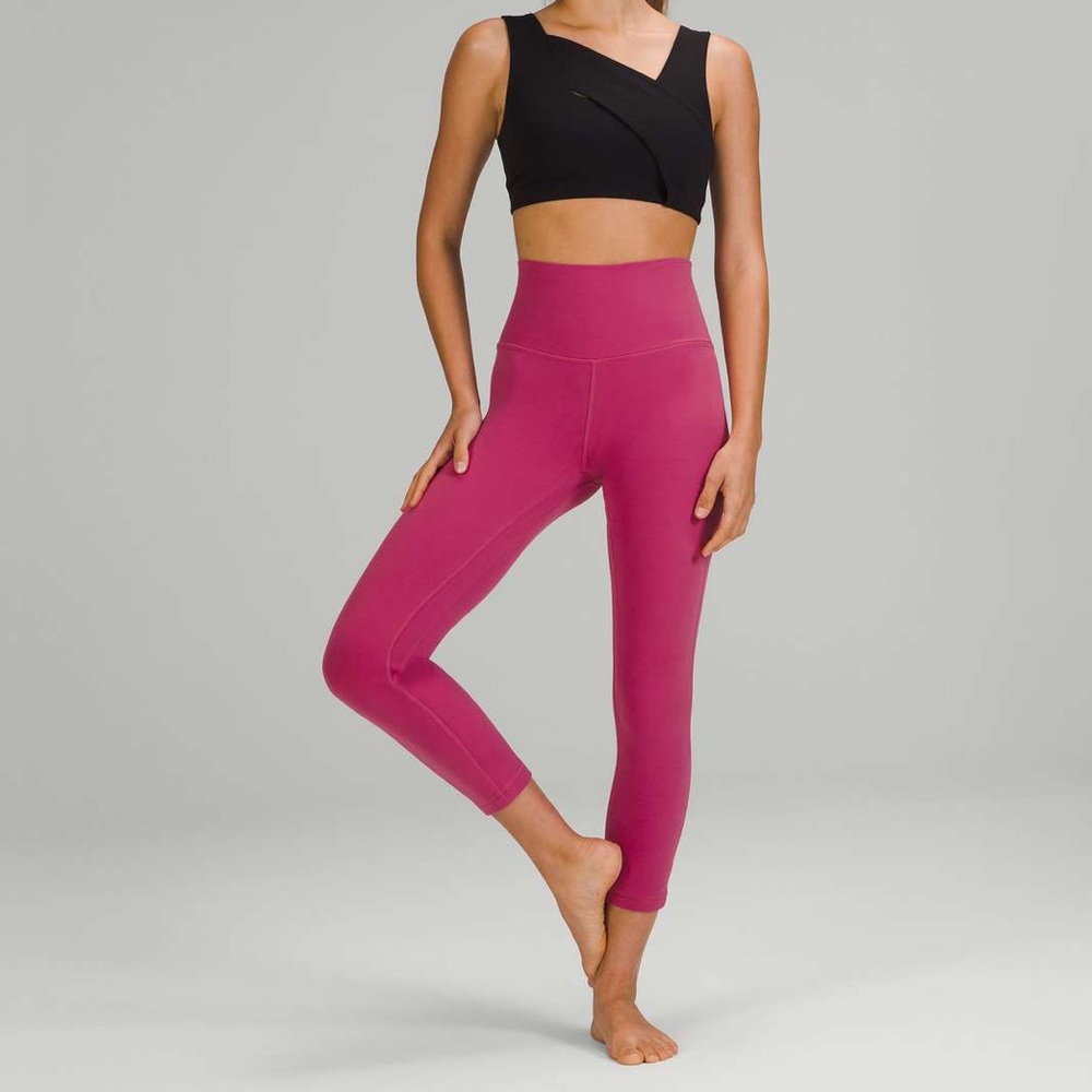 Lululemon Align High-Rise Crop 23" Pink Lychee